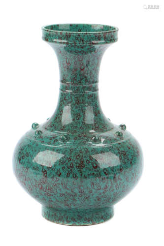 Chinese Porcelain Robin Egg Glaze Vase