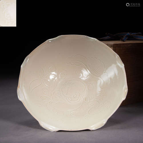 CHINESE PORCELAIN DING WARE BOWL, SONG DYNASTY