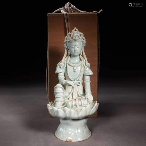 CHINESE SONG DYNASTY PORCELAIN HUTIAN WARE GUANYIN