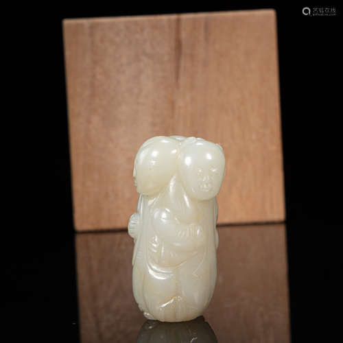 HETIAN JADE BOY, SONG DYNASTY, CHINA