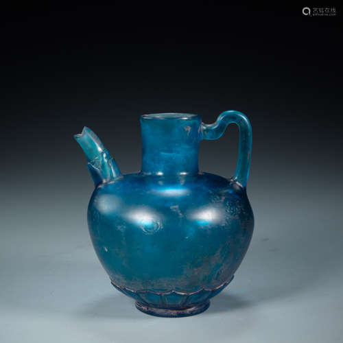 CHINESE TANG DYNASTY LIULI HOLDING POT