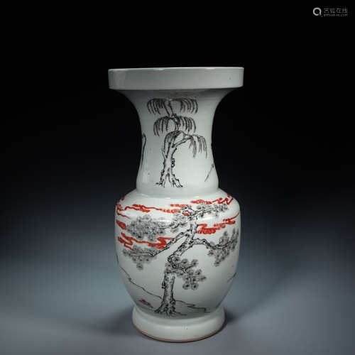 CHINESE VASE, QING DYNASTY