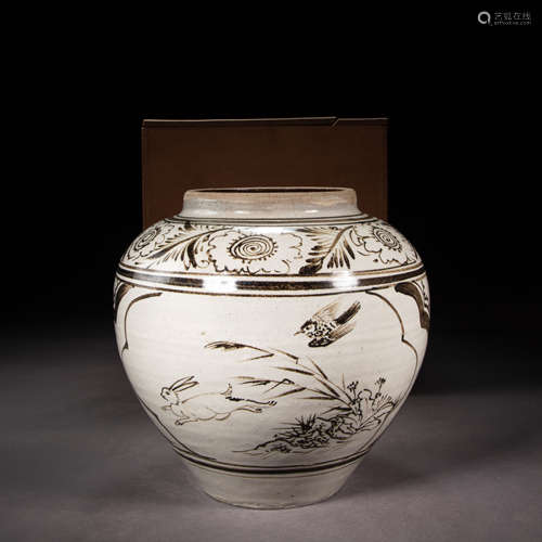 CHINESE CIZHOU WARE JAR, SONG DYNASTY