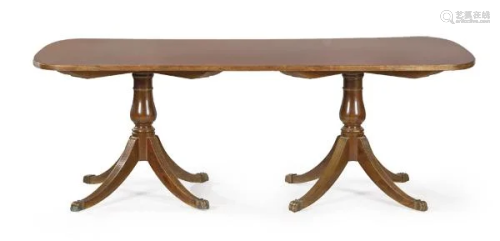 Regency style dining table, following English models