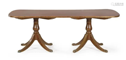 Regency style dining table, following English models