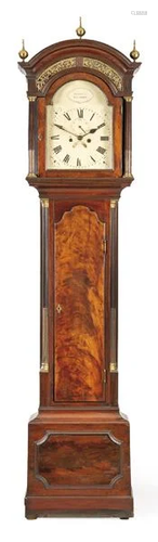 High regency case watch in mahogany wood and mahogany