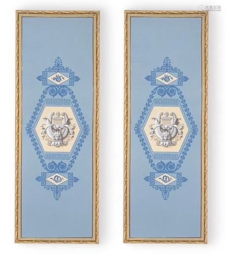 SPANISH SCHOOL FNS. S. XVIII Two decorative panels