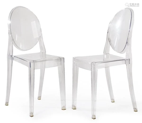 Philippe Starck (1949) for Kartell Pair of Louis