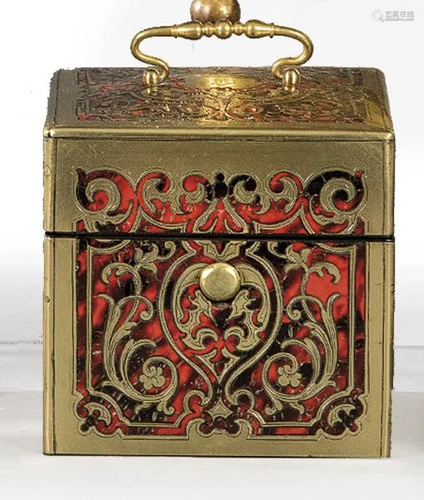 Boulle de Vve marquetry perfume box. P. Sormani &