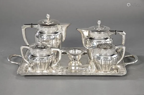 Spanish silver tea and coffee set 1st Law by Dion�sio