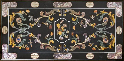 Table made of hard stones (pietra dura) following Roman