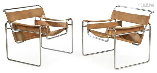 Marcel Breuer (1902-1981) for Gavina Pair of Wassily