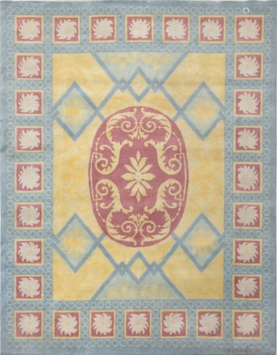 Spanish carpet by Miguel Stuyck on a sketch by Carlos