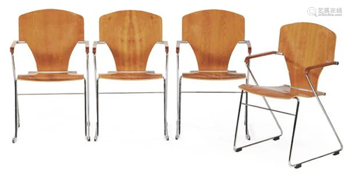 Josep Mora for Stua 1988 Set of four stackable Goa