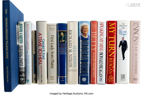 47286: Collection of Fourteen Books Signed by President