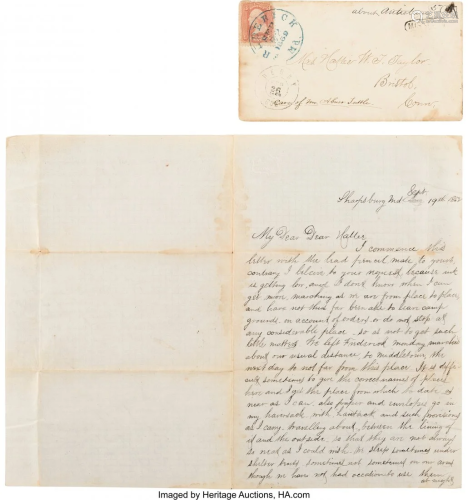 47147: Charles L. Taylor Autograph Letter Signed with B