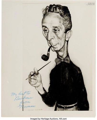 47672: Norman Rockwell Signed Print. One page, 8