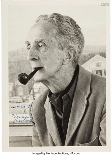 47673: Norman Rockwell Signed Photograph. 5