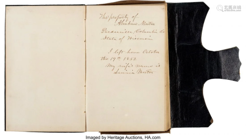 47010: Gold Rush Diary of Abraham Morton, 1852-1854. 3
