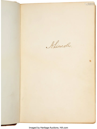 47011: Autograph Album Compiled by John W. Mix and Span