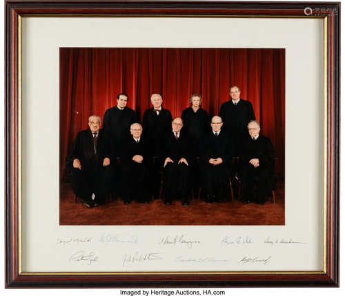 47046: William H. Rehnquist Supreme Court Photograph Si