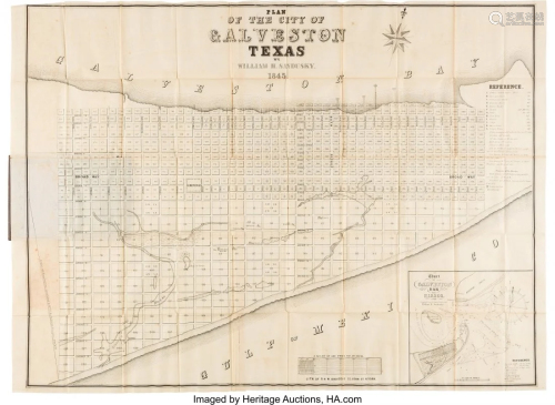 47006: [Map]. 1845 William H. Sandusky Plan of the City