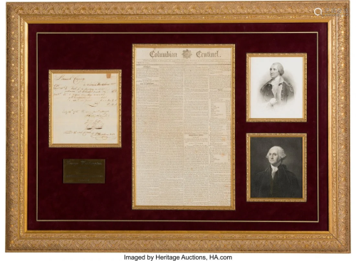 47161: George Washington Document Signed. One page, 7.