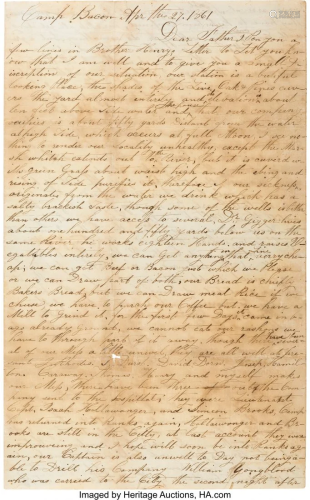 47154: J. C. Williams Autograph Letter Signed with 7th