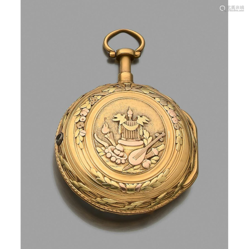Ferdinand BERTHOUD Pocket watch in 18k gold in