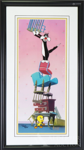 Warner Brothers Limited Edition Cel, Sylvester and
