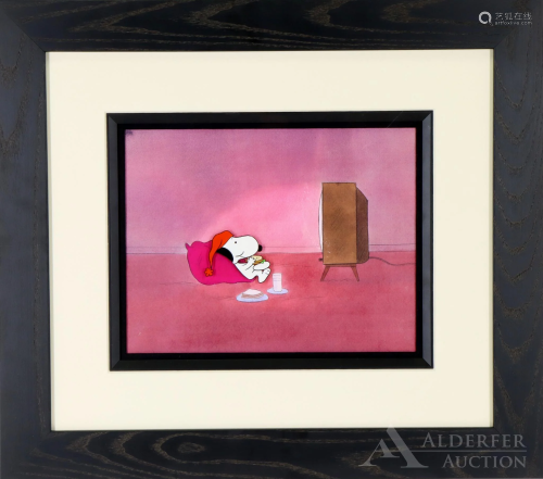 Peanuts Original Production Cel of Snoopy