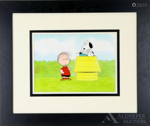 Peanuts Original Production Cel & Production Drawing of