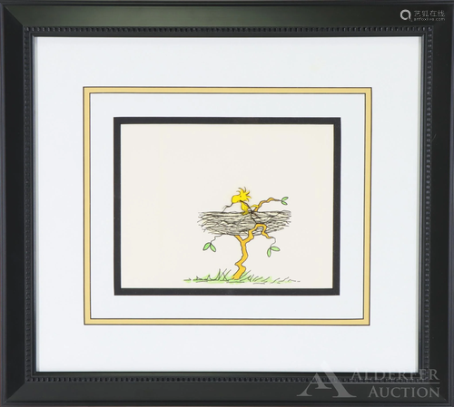 Peanuts Original Production Cel of Woodstock