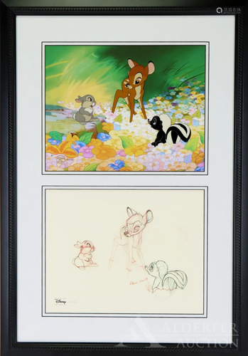 Walt Disney Limited Edition Cel, Bambi