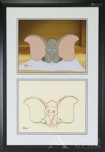 Walt Disney' Limited Edition Cel, Dumbo