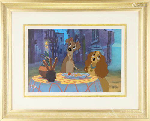 Walt Disney Limited Edition Cel, Lady and the Tramp