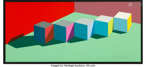 40032: Ronald Davis (b. 1937) Group of Four Works, 1974