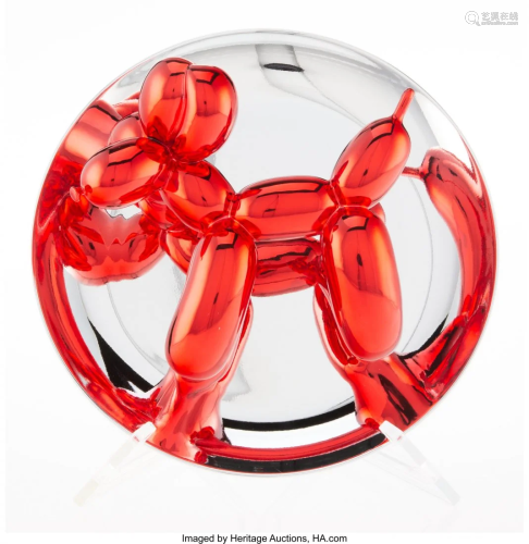 40064: Jeff Koons (b. 1954) Balloon Dog (Red), 1995 Chr