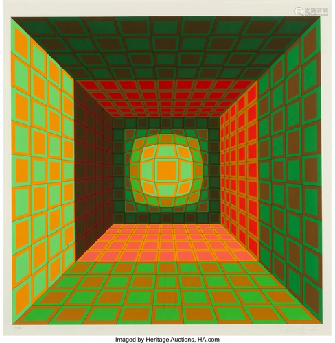 40135: Victor Vasarely (1906-1997) Kaldor, 1980 Serigra