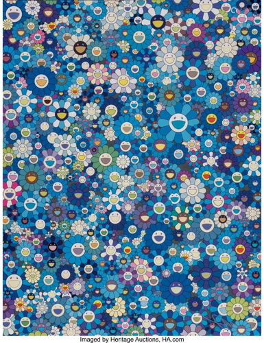 40090: Takashi Murakami (b. 1962) An Homage to IKB, 195