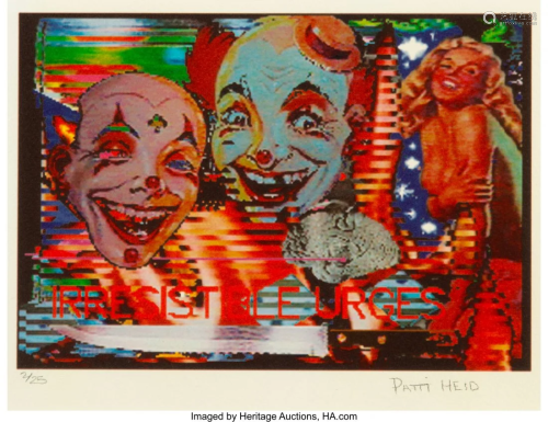 40050: Patti Heid (20th Century) Untitled Digital pigme