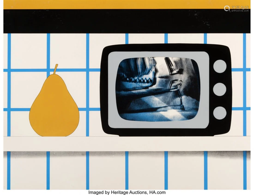 40142: Tom Wesselmann (1931-2004) TV Still Life, from 1