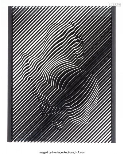 40137: Victor Vasarely (1906-1997) Zebra, circa 1980-19