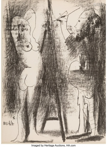 40101: Pablo Picasso (1881-1973) Le Peintre et Son Mode