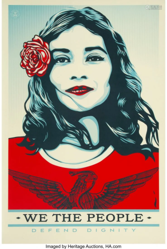40040: After Shepard Fairey (b. 1970) We the People (th