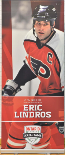 Eric Lindros poster, Philadelphia Flyers, NHL - 2016