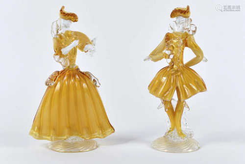 Murano - Couple of glass dancers