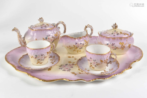 A. Lanternier & Co. Limoges - Porcelain tea set
