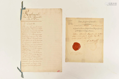 Two old documents - 1805, 1772