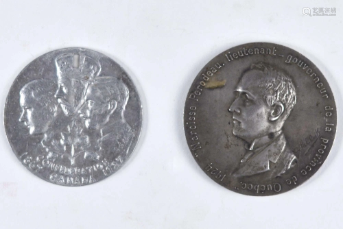 Laliberté, Alfred - Two medals - 1924, 1927